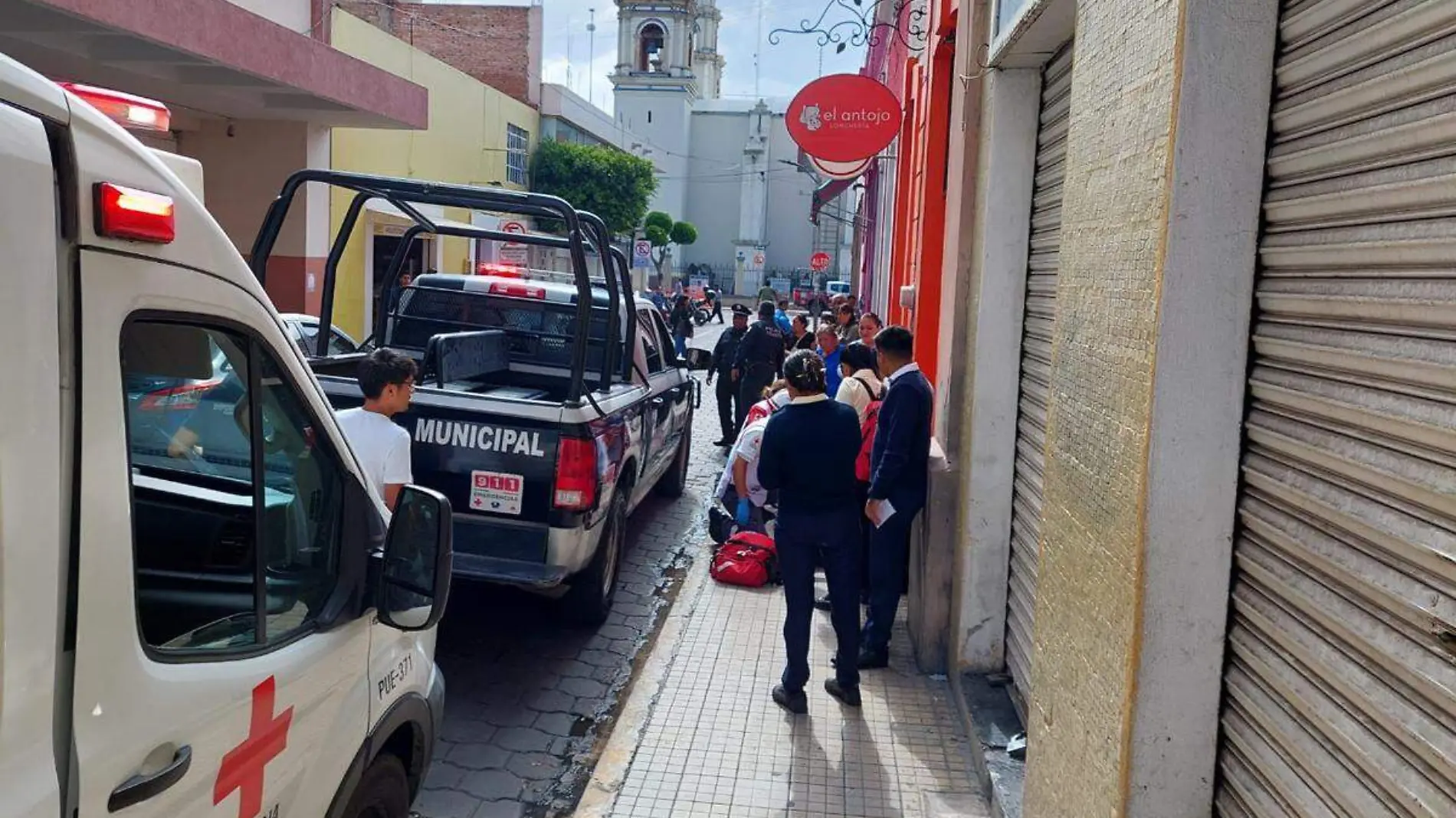 accidente de transeunte en Tehuacan